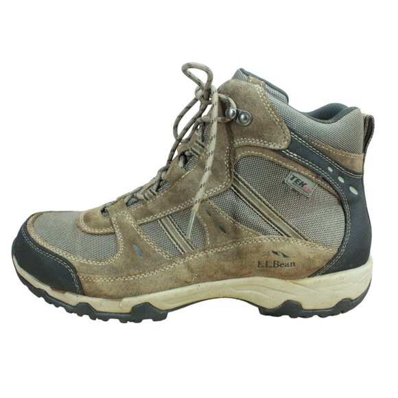 LL Bean Brown Suede Insulated Waterproof Trail Model 4 Hiking Boots Size 13 M main image 6